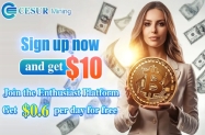 Osvojite bonus od 5000 USDT, rudarite u oblaku u Cesur Miningu, bez naknada